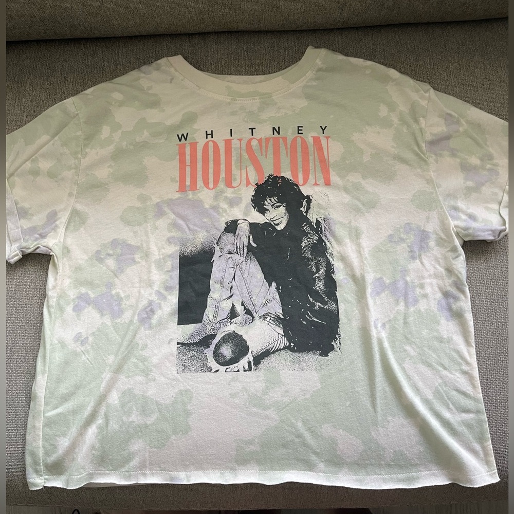 Whitney Houston Camouflage Tee